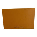 Authentic Louis Vuitton Orange Black Logo Gift Box Decorative Box 11"x7"x3"