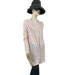 Divided by H&M Blush Pink Open Front Duster Cardigan Size L VG