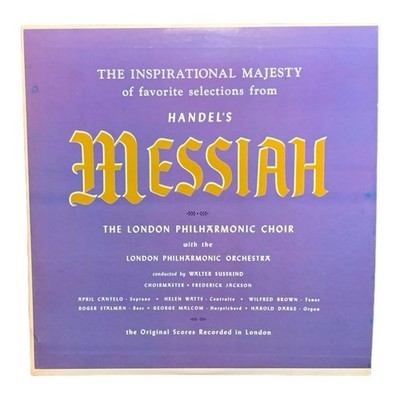 Handel Messiah LP Somerset SF-15200 London Philharmonic NM Stereo