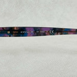 Coach Women's HC6065 Reading Glasses Eyeglasses Confetti Purple Frame 5288