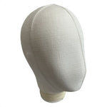 Canvas Linen Mannequin Head Display Stand Wig Hat Jewelry Holder 11" New