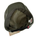 Levi's Flat Cap Mens Gray Denim Ivy Newsboy Driver Hat Duckbill Adjustable NWT
