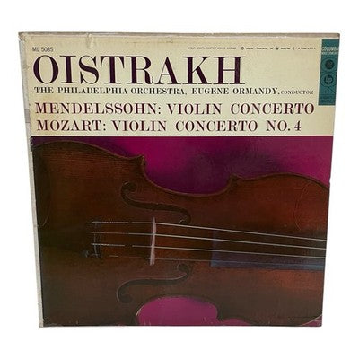 Oistrakh Violin Concertos Mendelssohn Mozart Vinyl LP Classical Canada NM