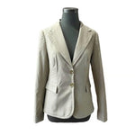 THE LIMITED Beige Button Front Long Sleeve Blazer Women’s Dress Jacket Size 8