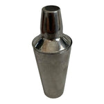 Vintage Stainless Steel Cobbler Cocktail Shaker 3 Piece Single Serve 10.5in VG