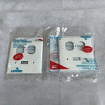 Set of 3 Leviton 2-Gang High Abuse Nylon Wallplate Combination Toggle Switch NIB