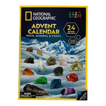 NEW National Geographic Rock Mineral Fossil Advent Calendar 24-Day Dig Kit