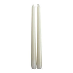 Ivory Taper Candles 10" Set of 2 Classic Unscented New