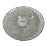 Vintage Home Beautiful Rose Glass Divided Relish Tray Japan Platter NIB