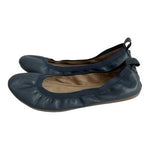 G.H. Bass & Co Lana Women’s 9.5M Blue Leather Slip-On Ballet Flats