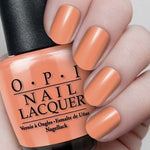 OPI Nail Lacquer Polish Where Did You Suzi’s Man-Go? Orange 0.5oz New
