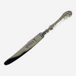 Set of 6 Vintage Hugo Köller Solingen Rostfrei Silverplate Fruit Knives Germany