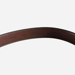 Perry Ellis Portfolio Men's Black Leather Double Stitch Dress Belt Size 36 EXC
