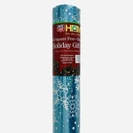Rite Aid Holiday Gift Wrap Blue Sparkle Snowflake 30 Sq Ft Roll NIP