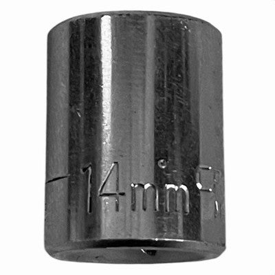 Craftsman 14mm 1/2" Drive 12-Pt Metric Shallow Impact Socket VG Vintage
