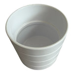 White IKEA Kardemumma Ceramic Plant Pot 5"x4.5" Indoor Outdoor Modern Planter #1