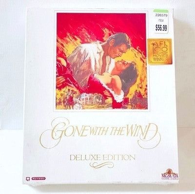 Gone With The Wind VHS Deluxe Edition 1992 Box Set Sealed Vintage 2-Tape Movie