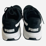 Puma Zip C Black White Lace Up Running Shoes Sneakers Mens Sz 12 NIB