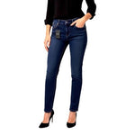 ARMANI EXCHANGE J11 Skinny Jeans Size 6R Navy Blue Gold Element Mid Rise NWT