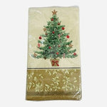 Party City Classic Victorian Tree Christmas Guest Towels 16ct NIP New in package