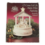Enesco Precious Moments O Come Let Us Adore Him Nativity Revolving Musical 62449