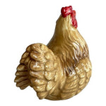 Westland Hand Painted Ceramic Chicken Salt/Pepper Shaker Farmhouse 3.25" VG
