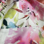 Guess Marciano Petal Perfection Floral Open Back Zip Mini Dress Size L Worn Once