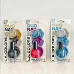 3x LA Colors Duo Nail Color & Glitter Set Rock Glitz Star Struck Aqua Frost New