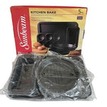 Sunbeam Kitchen Bake 5pc Non-Stick Steel Bakeware Set NIB