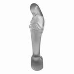 Leerdam Glass Stef Uiterwaal Madonna Child Frosted Art Deco Sculpture 9.5" 1930s