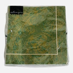 Design Design "Engraved" Green Luncheon Napkins 20 Count Damask NIP Elegant