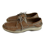 Sperry Top-Sider Men's Billfish 3-Eye Leather Boat Shoes 13W Brown Tan Good+