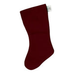 Merry Brite Embroidered Christmas Stocking with Snowman & Reindeer Design