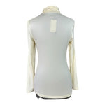 Hotouch Ivory Long Sleeve Mock Turtleneck Top Casual Womens S NWT