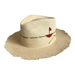 Nick Fouquet C Mag Straw Hat Men's 7 1/8 Coconut Palm Frond Panama Retail $775