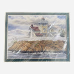 Mark Sherman East Brother CA Lighthouse Print Signed Numbered w/ Certificate NIP
