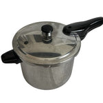 Vintage Presto 409A 6 Qt Stainless Steel Stovetop Pressure Cooker USA