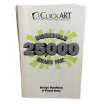 ClickArt Incredible 25,000 Image Pak Design Handbook & Visual Index Book