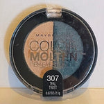 Maybelline Eye Studio Duo Eyeshadow TEAL TWIST 307 Silver Grey Brown New