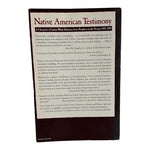 P. Nabokov Native American Testimony Chronicle Indian-White Relations 1492-1992