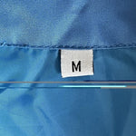 Women's Blue Waterproof Rain Jacket Size M Hooded Windbreaker Winter Sports NWOT