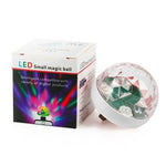 2x LED Magic Ball USB Mini Disco Lights Sound Control Party Stage Lamp NIB
