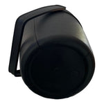 Vintage Rubbermaid Black Ice Bucket 10" White Lid Insulated 1970s Bottle Cooler