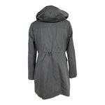 Kristen Blake Women’s Hooded Jacket Parka Raincoat Grey Size M Excellent