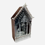Roman Inc Lighted Crystal Look Nativity Chapel Holy Family Figurine 8x12" NIB
