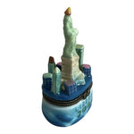 VNTG Liberty 2000 Hinged Trinket Box NYC Statue of Liberty Twin Towers Rare NIB
