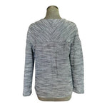 Uniqlo Women’s Gray Striped Blazer Jacket Button Front Long Sleeve Jacket XS