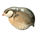 Vintage Lomonosov Bird Porcelain Figurine Quail Partridge 3.5"x2"