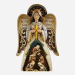 12" Resin Angel Nativity Figurine Trust In The Lord Wing Sculpture NIB Christmas