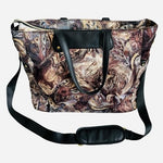 Adrienne Vittadini Large Travel Tote Bag Mystic Fantasy Print Shoulder Strap Bag